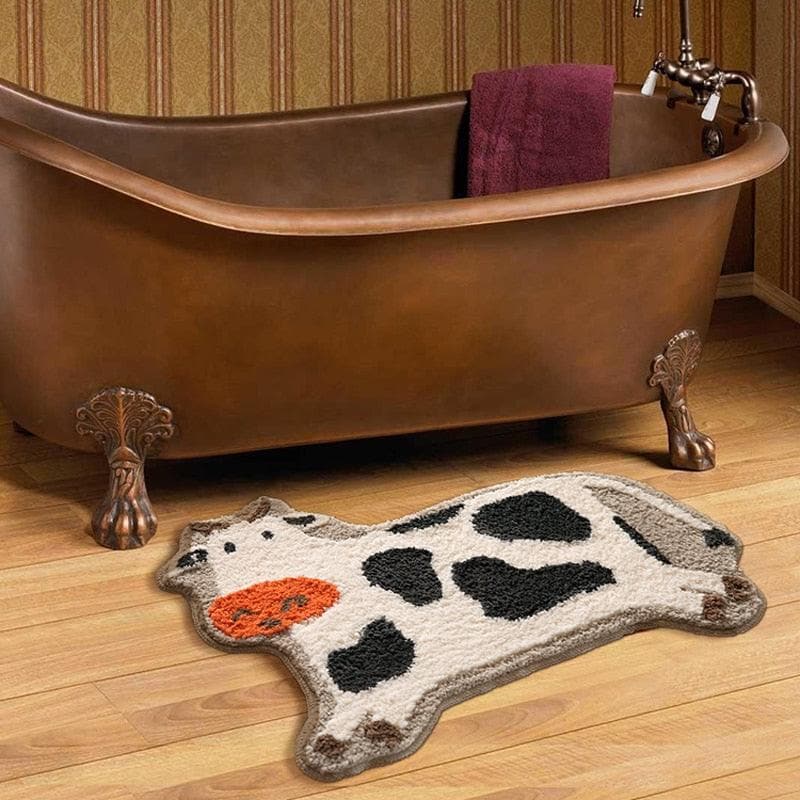 Cow-Shaped Bath Mat - MAIA HOMES