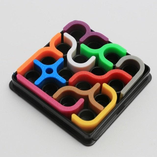 Crazy Curve 3D Matrix Geometric Puzzle Colorful