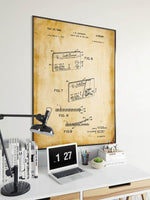 Credit Card Patent Print| Framed Art Print