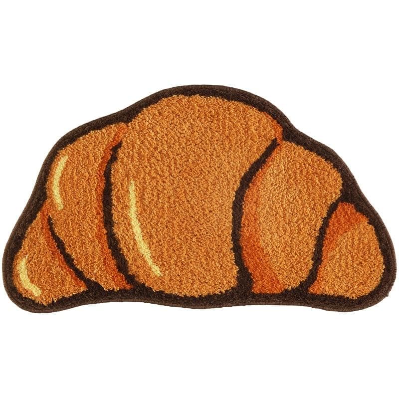 Croissant Shaped Bath Mat Default Title