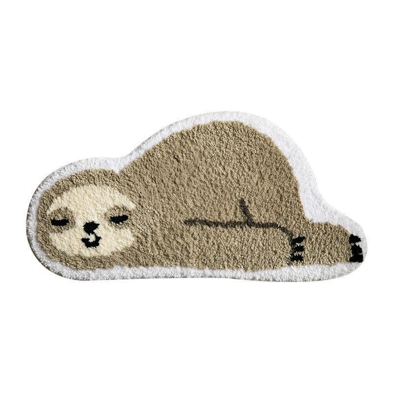 Cute Sloth Bath Mat