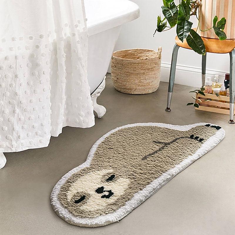 Cute Sloth Bath Mat Default Title