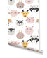 Cute Woodland Animals Removable Wallpaper