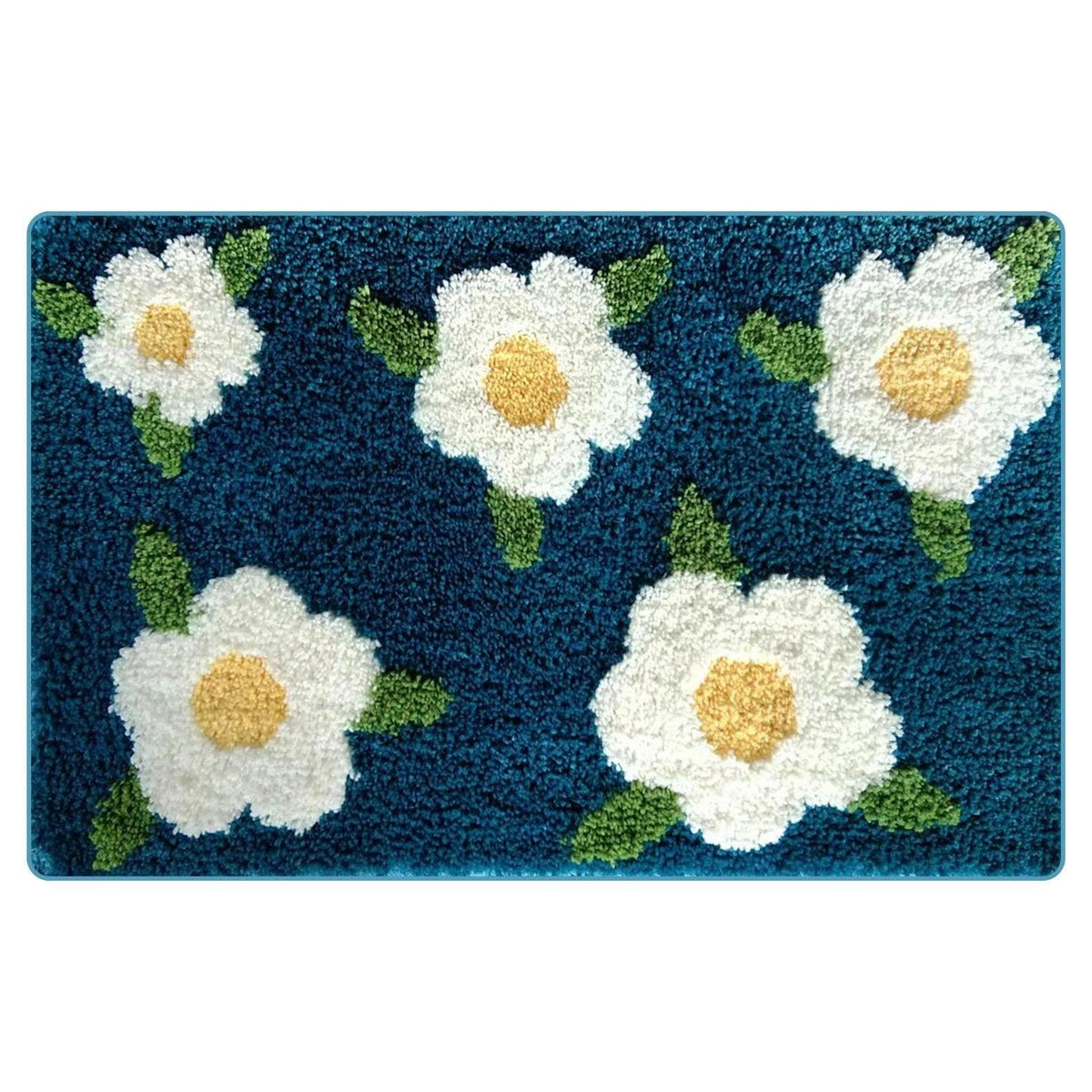 Daisy in the Water Microfiber Bath Rug