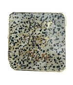 Dalmatian Jasper Agate Stone Coaster - Set of 4