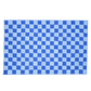 Dark Blue Checker Jute Rug - MAIA HOMES