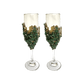 Dark Green Quartz Wine Glass - Set of 2