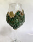 Dark Green Quartz Wine Glass - Set of 2