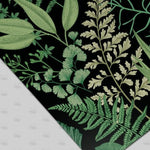 Dark Herbs and Floral Botanical Wallpaper