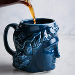 David's Sculpture Coffee Mug Dark Blue