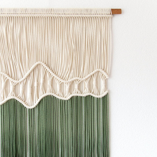 Deep Roots Dyed Macrame Wall Hanging - MAIA HOMES