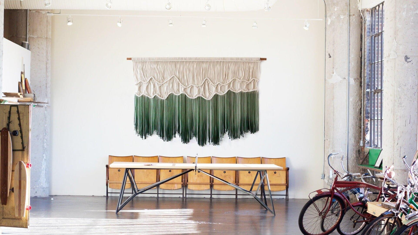 Deep Roots Dyed Macrame Wall Hanging - MAIA HOMES