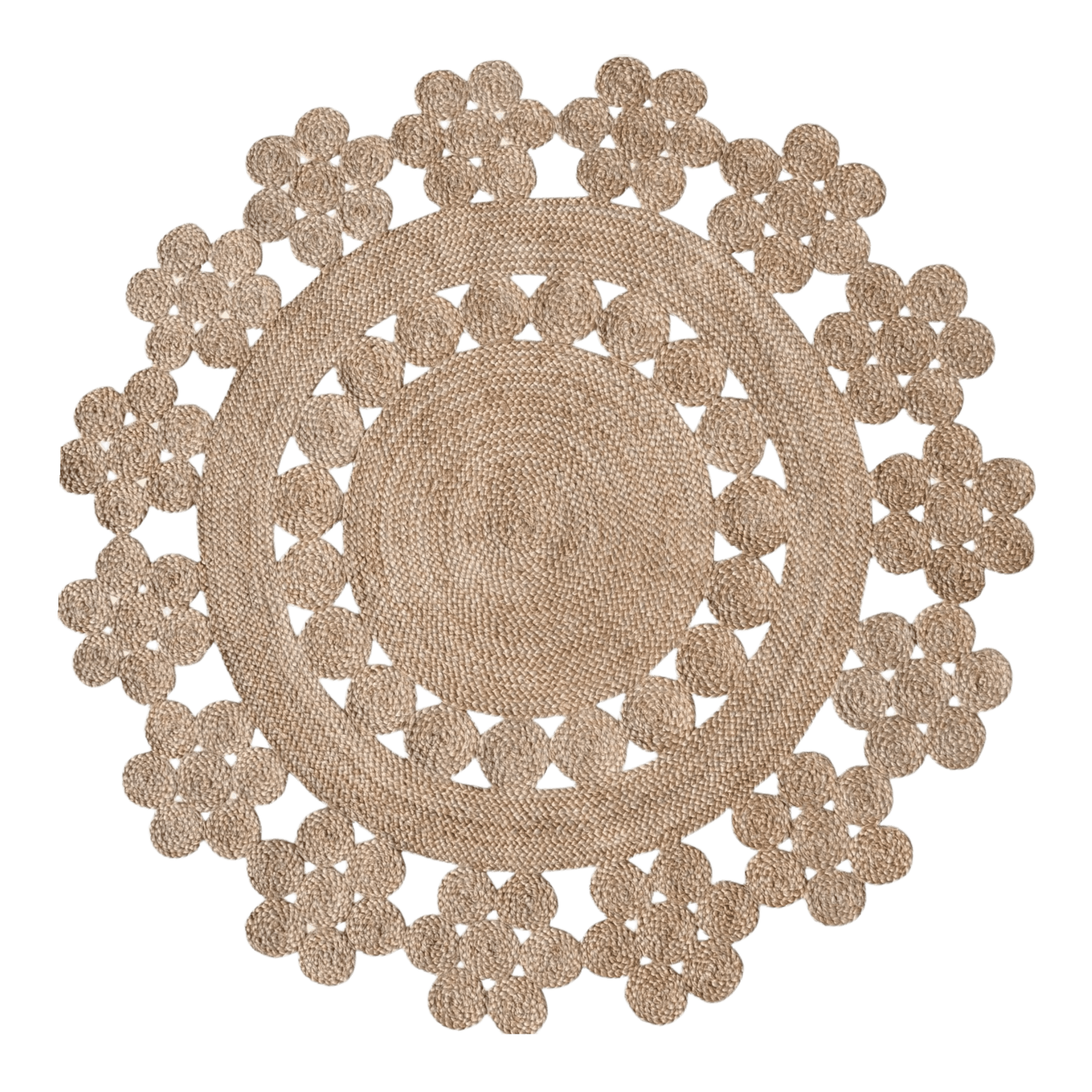 Desi Braided Round Jute Rug