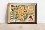 Devon Map Print| Art History