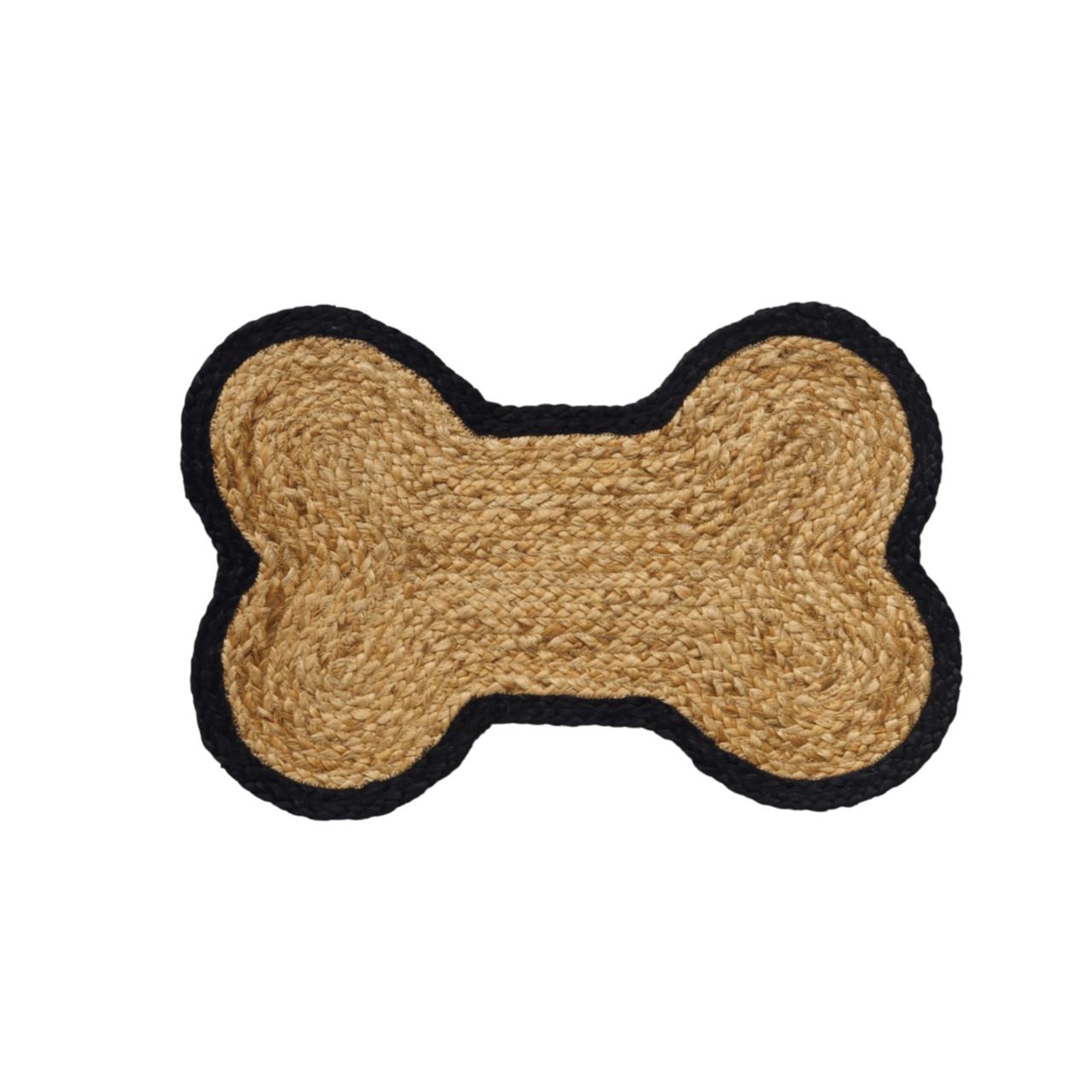 Dog Bone Shape Jute Rug - MAIA HOMES