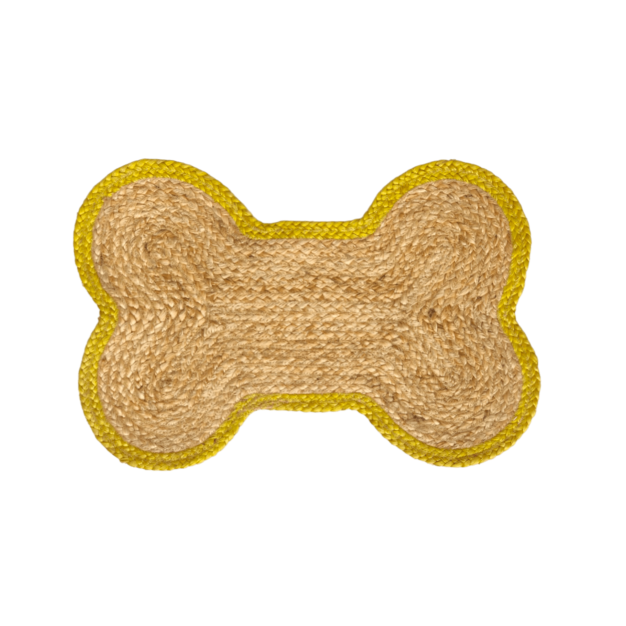 Dog Bone Shape Jute Rug