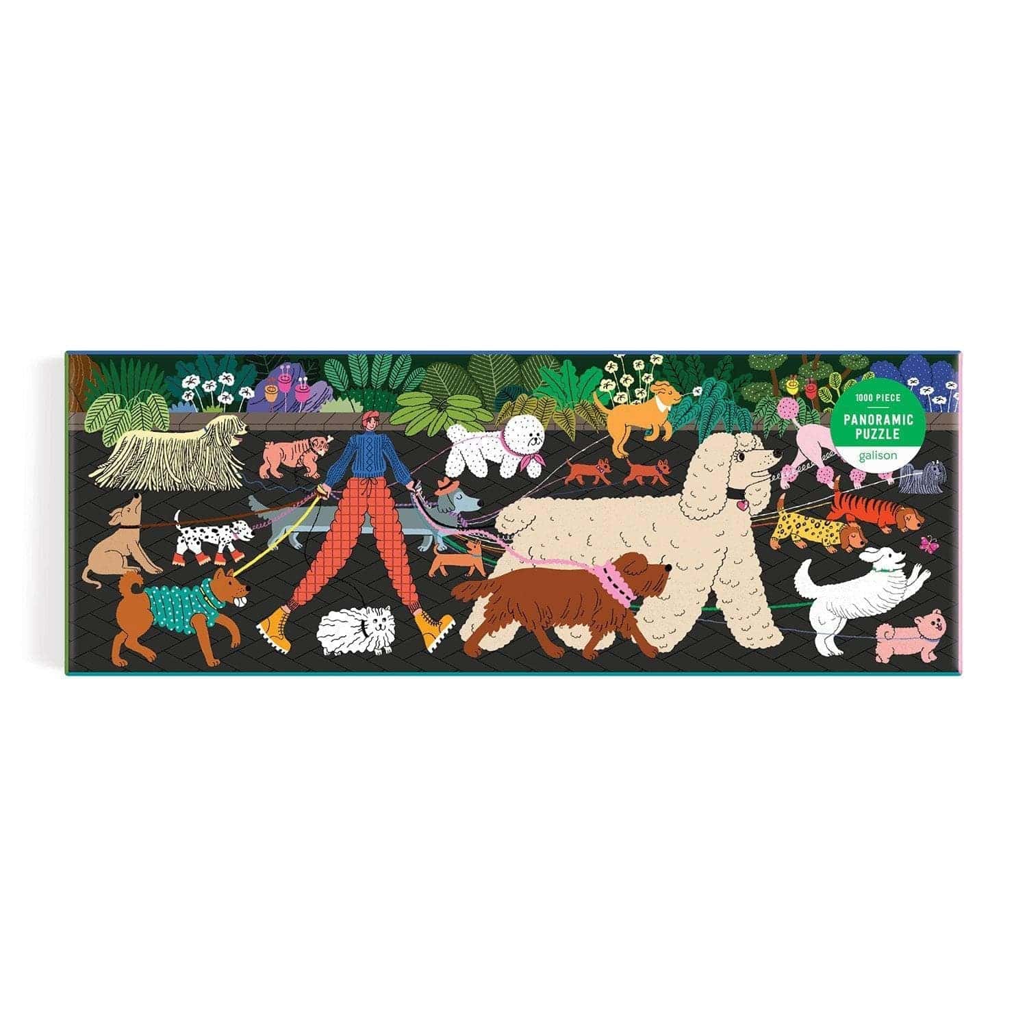 Dog Walk 1000 Piece Panoramic Jigsaw Puzzle