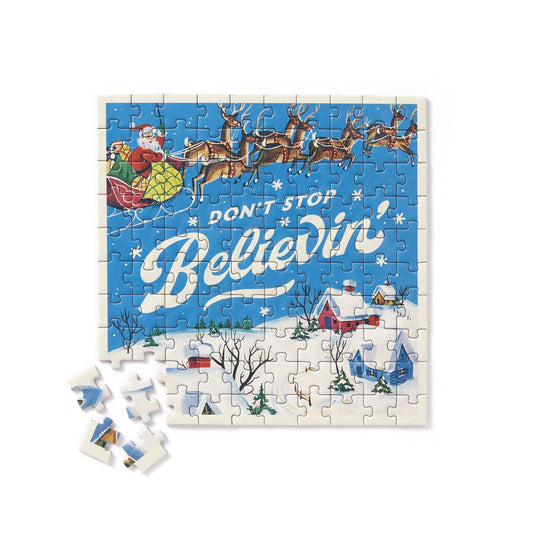 Don't Stop Believin' 100 Piece Mini Shaped Puzzle - MAIA HOMES