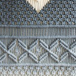 Doris Macrame Wall Hanging - Dyed Diamond Tapestry