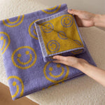 Double Sided Smiley Face Cotton Towel