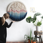 Dream Round Fiber Art Wall Hanging Macrame Circular Wall Art