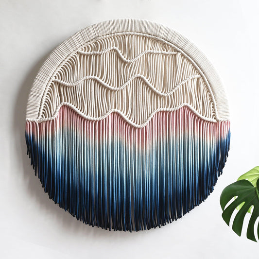 Dream Round Wall Hanging Handwoven Macrame - MAIA HOMES