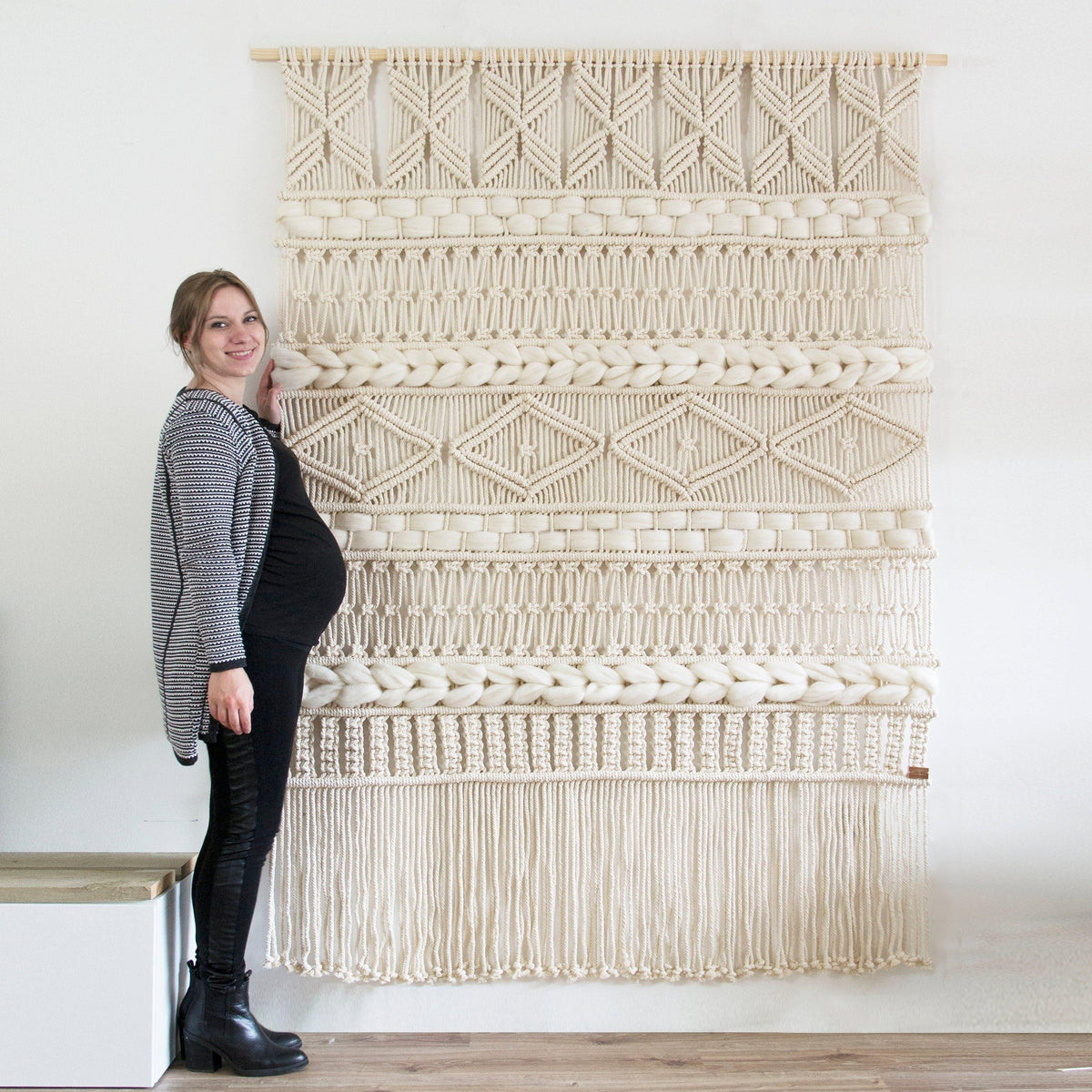 EDA Large Macrame Wall Hanging