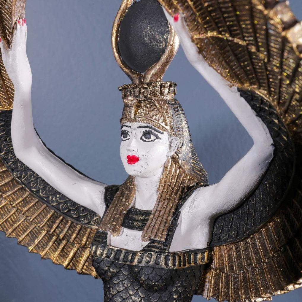 Egyptian Goddess Isis Standing Sculpture - MAIA HOMES
