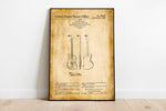 Electric Guitar Patent Print| Framed Art Print