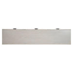 Elizabeth 3 Drawer Credenza with Silver Legs