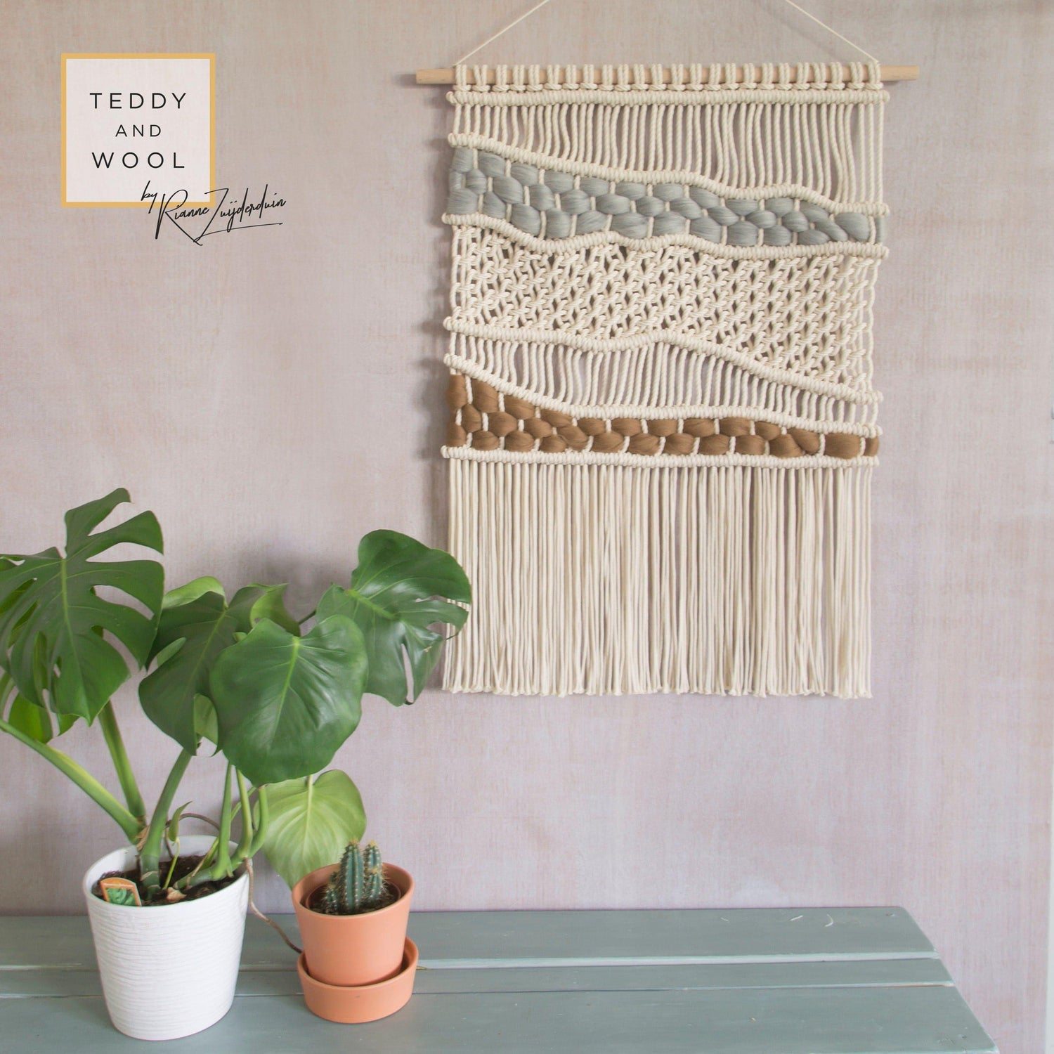 ELLA Hand Woven Macrame Wall Hanging