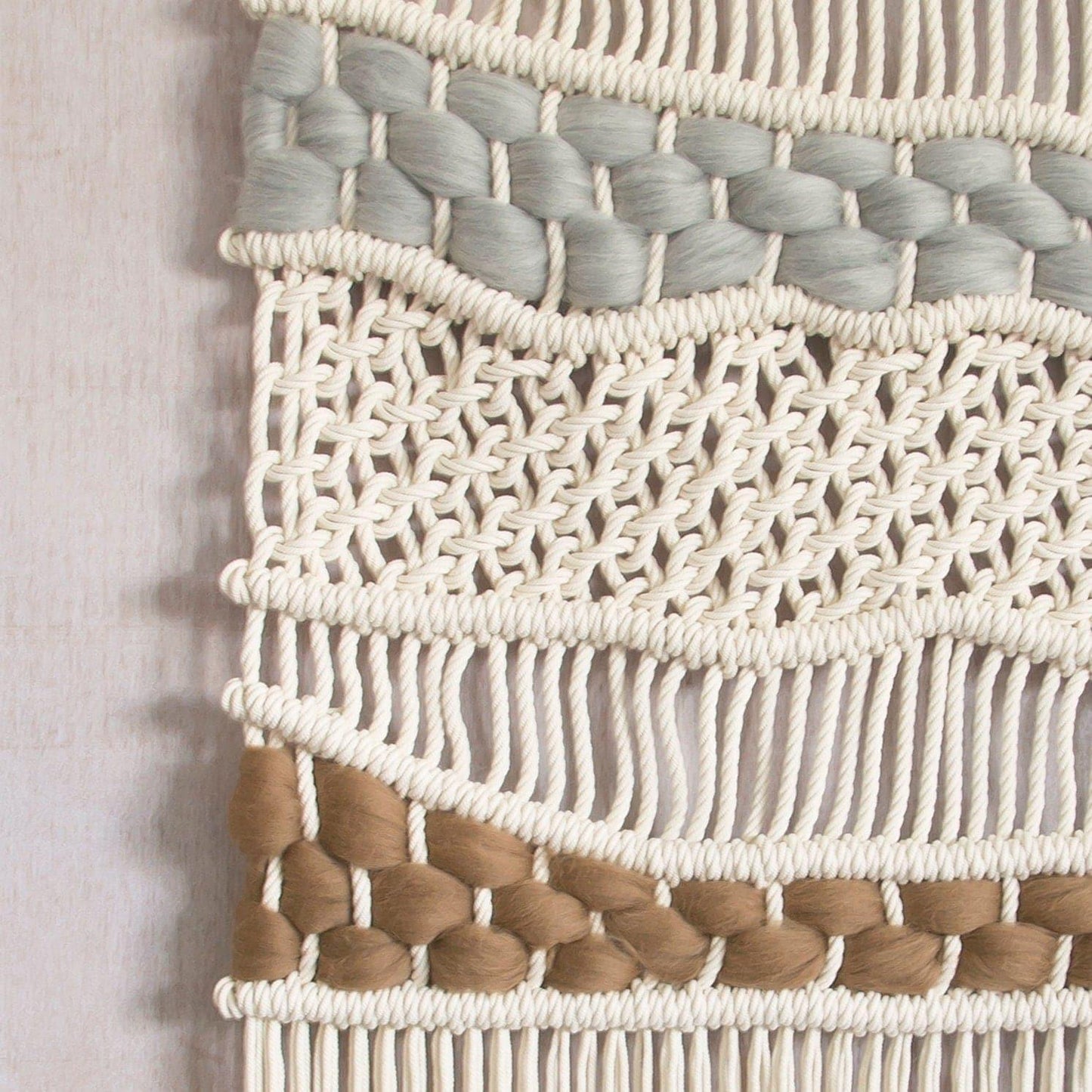 ELLA Hand Woven Macrame Wall Hanging - MAIA HOMES