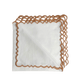 Embroidered Border White Cotton Napkins