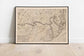 Engraved Map of Rome and Harbor at Ostia 1602| Old Map Wall Decor - MAIA HOMES