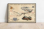 Europe World War 2 Map Print| Poster Print