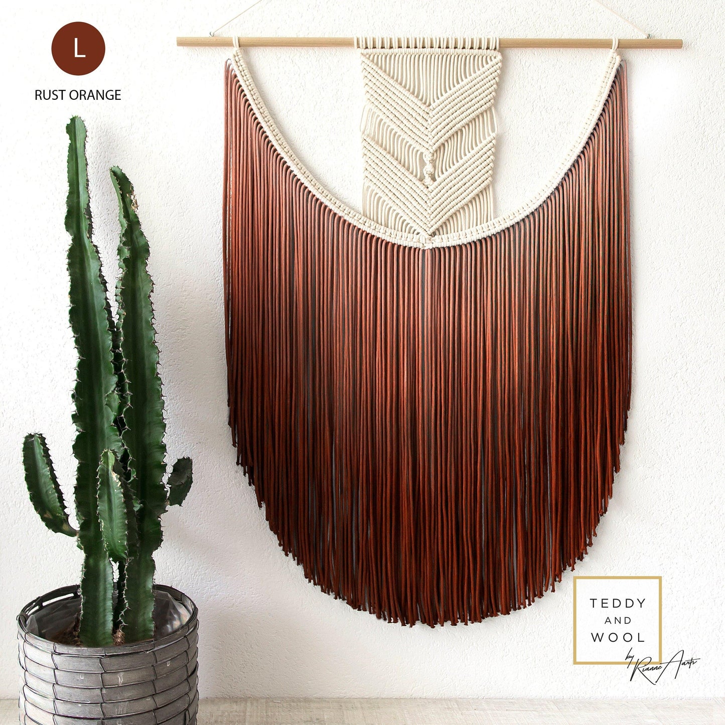 Eva Dyed Wall Hanging Macrame