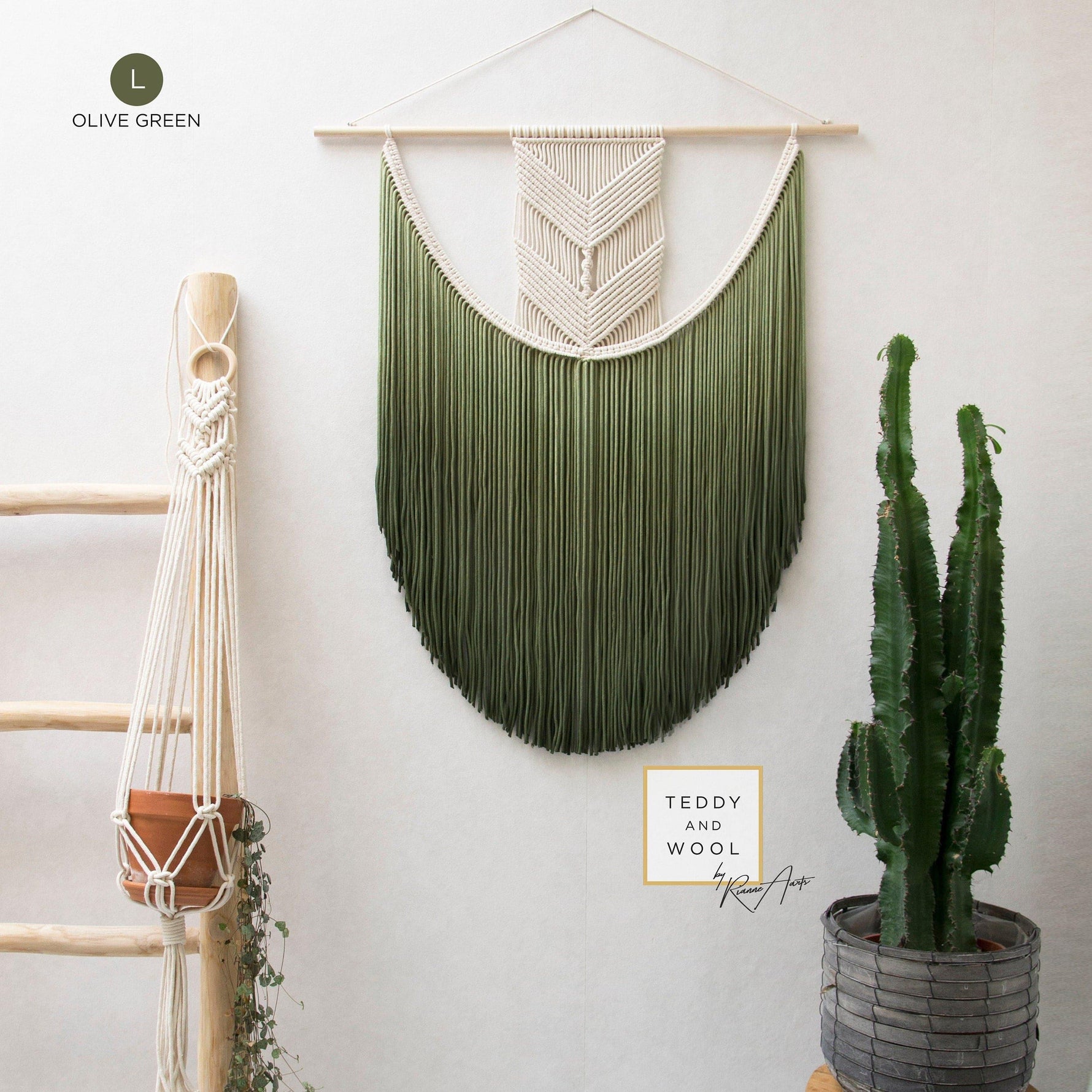 Eva Dyed Wall Hanging Macrame