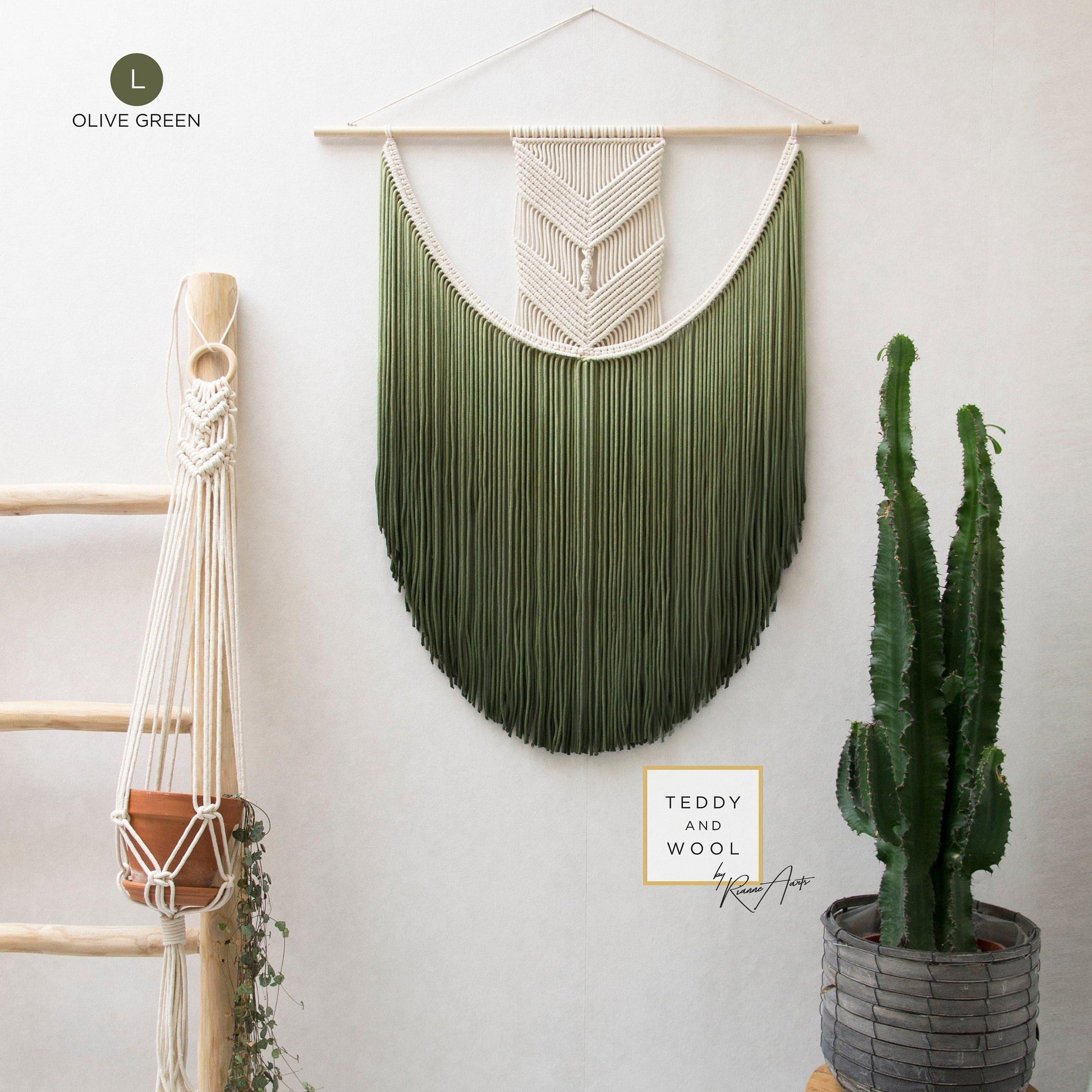 Eva Dyed Wall Hanging Macrame - MAIA HOMES