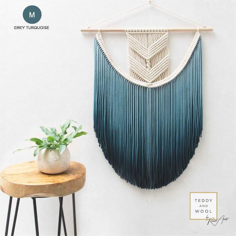 Eva Dyed Wall Hanging Macrame - MAIA HOMES