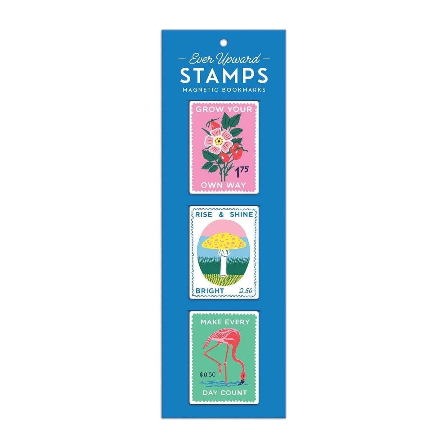 Ever Upward Stamps Shaped Magnetic Bookmarks