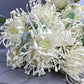 Exotic Flocked Leucospermum Artificial Flower Stem - MAIA HOMES