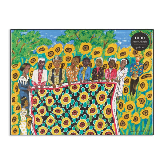Faith Ringgold The Sunflower Quilting Bee at Arles 1000 Piece Jigsaw Puzzle - MAIA HOMES