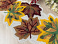 Fall Maple Leaf Beaded Table Runner - MAIA HOMES