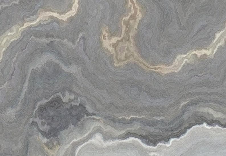 Faux Agate Marble Abstract Art Wallpaper Mural