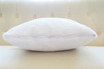 Faux Fur Euro Throw Pillows with Adjustable Inserts 26" x 26" - Gray