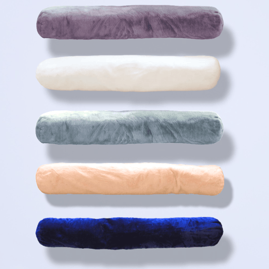Faux Fur Extra Long Bolster Pillow Cover - MAIA HOMES