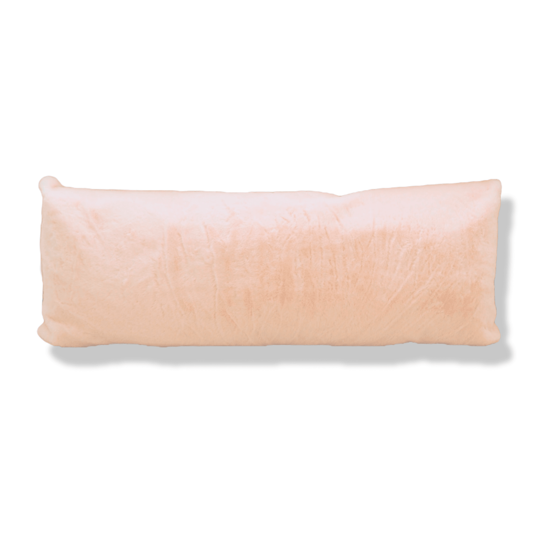 Faux Fur Lumbar Pillow with Adjustable Insert