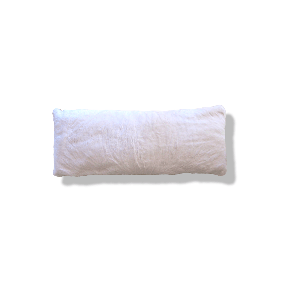 Faux Fur Lumbar Pillow with Adjustable Insert