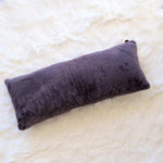 Faux Fur Lumbar Pillow with Adjustable Insert