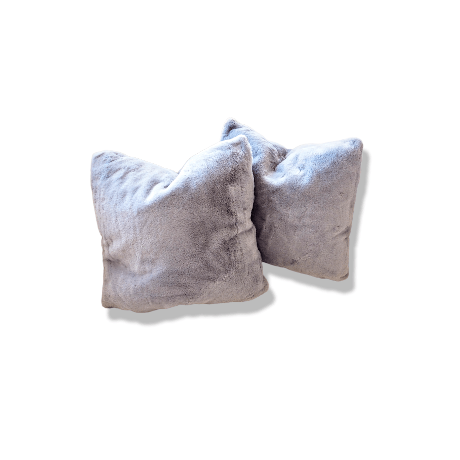 Faux Fur Throw Pillow Covers 18" x 18" (Pack of 2) - MAIA HOMES